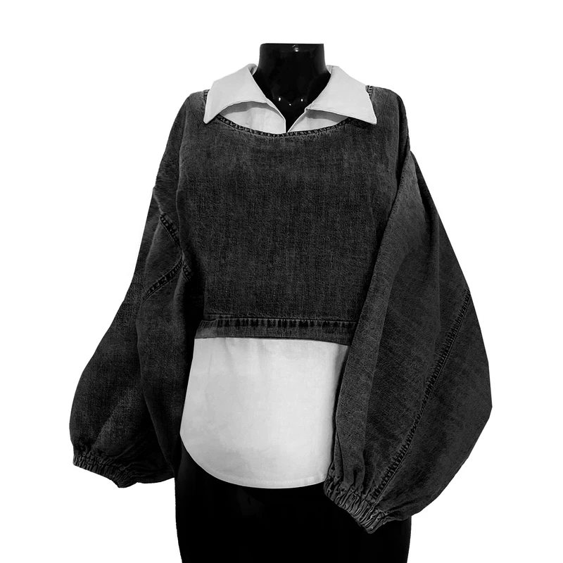 عکس شماره 5 : بلوز آستین بلند زنانه کد bk.1007