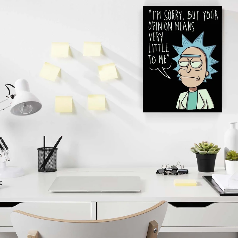 تابلو شاسی مدل Rick and Morty کد S-5057 عکس شماره 6