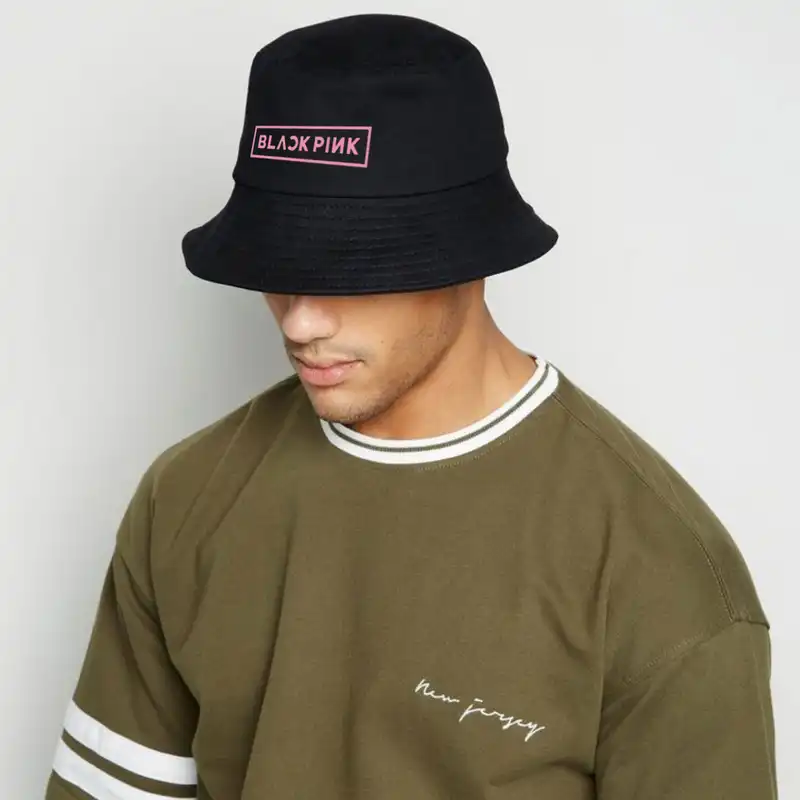 کلاه باکت مدل گروه بلک پینک کد k-26