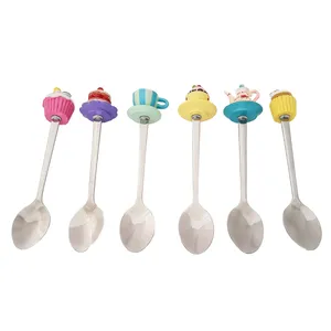 قاشق مدل فانتزی مجموعه 6 عددی