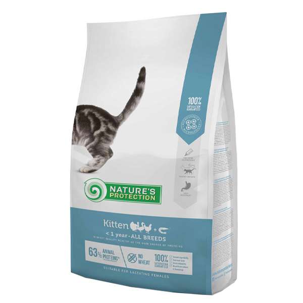 غذای خشک گربه نیچرز پروتکشن مدل  kitten وزن 2 کیلوگرم