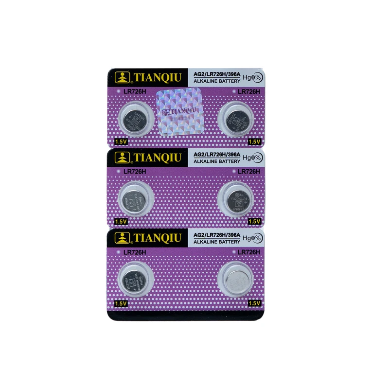 باتری ساعت تیانکیو مدل AG2 – LR 726 H Original بسته شش عددی