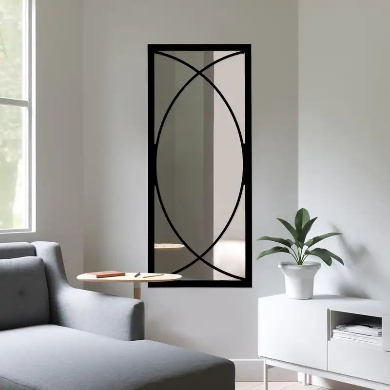 آینه الف مدل  نیم قد طرح رویا