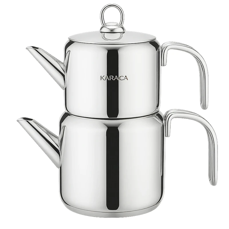 ست کتری و قوری کاراجا مدل YASEMIN گنجایش کتری 1.4 لیتر و گنجایش قوری 0.7 لیتر 