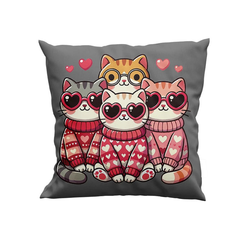 کوسن پاد آفرین مدل گربه ها کد DKK1028