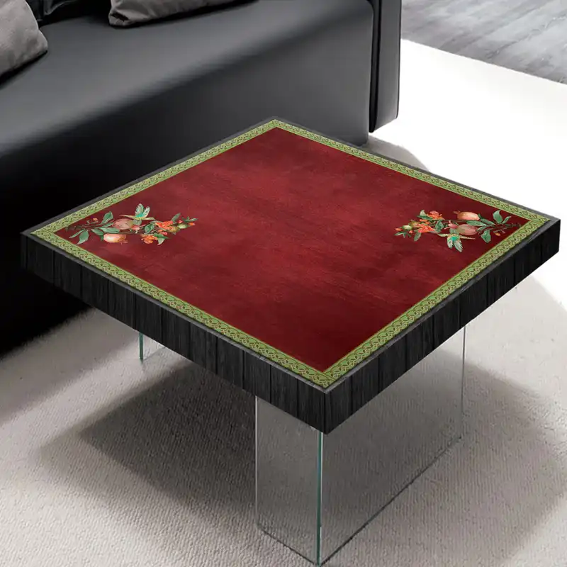 رومیزی مدل انارگل طرح سنتی کد TDy-903-D