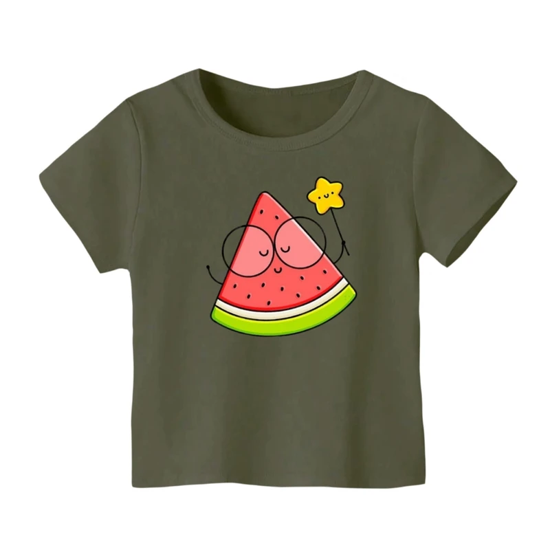 تی شرت آستین کوتاه بچگانه مدل هندوانه یلدایی کد 68