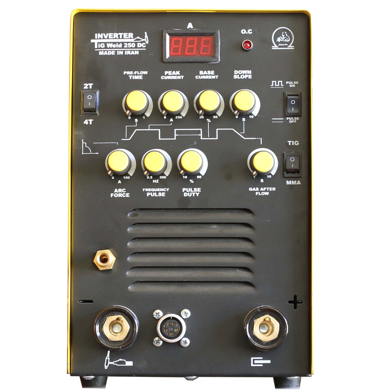 دستگاه جوش 250 آمپر جوش صنعت غرب مدل TIG 250 DC دستگاه جوش 250 آمپر جوش صنعت غرب مدل TIG 250 DC