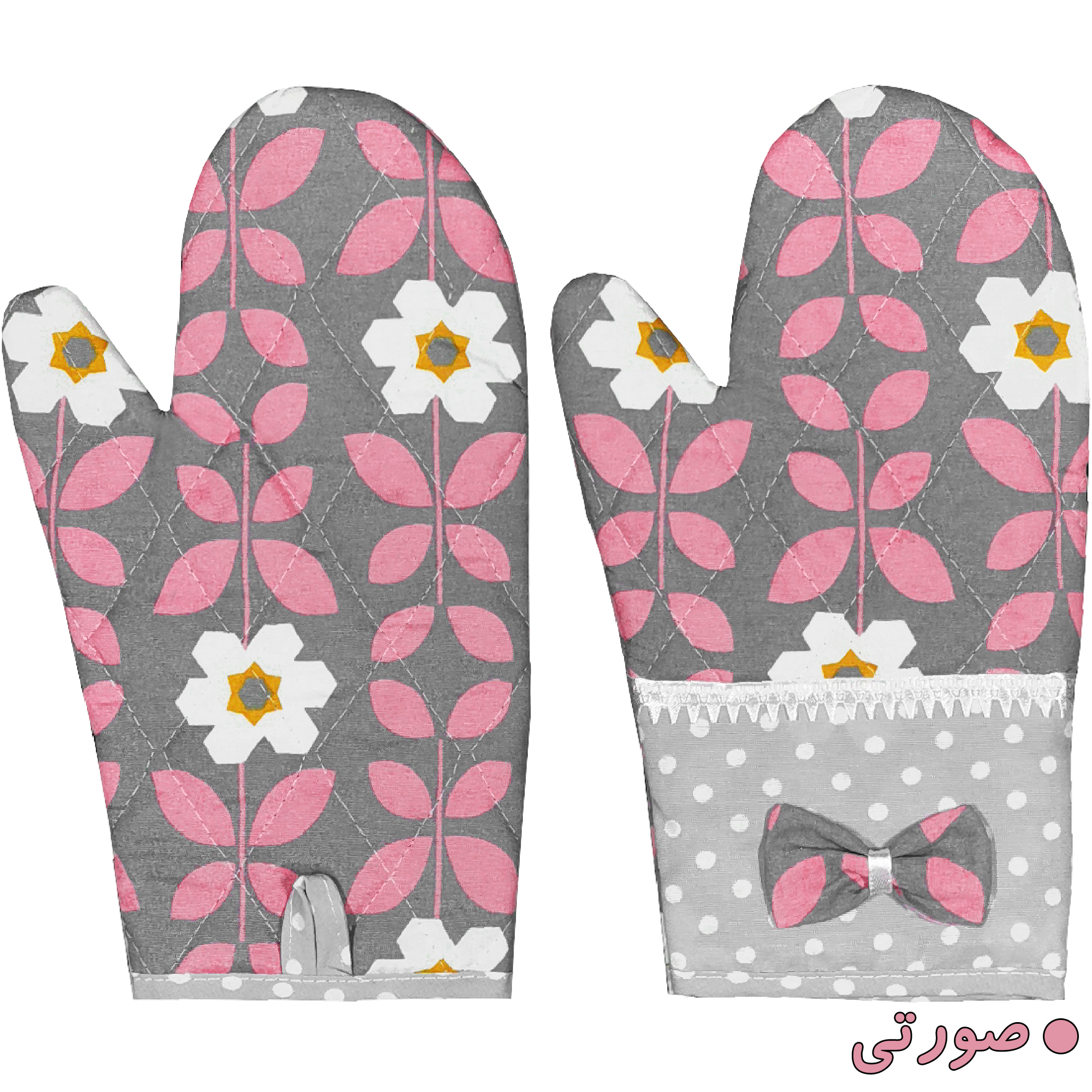 دستکش فر راولا کد P126 مجموعه 2 عددی