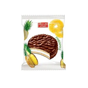 بیسکویت روکش دار شیرین عسل با طعم آناناس - 22 گرم بسته 24 عددی