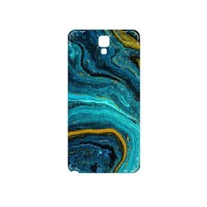 MAHOOT Turquoise marblewith golden streaks Cover Sticker for Samsung Galaxy Note 3 Neo