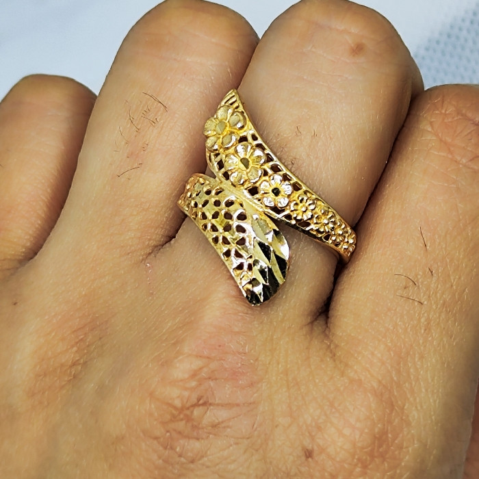 انگشتر زنانه مدل طلا روس کد 250