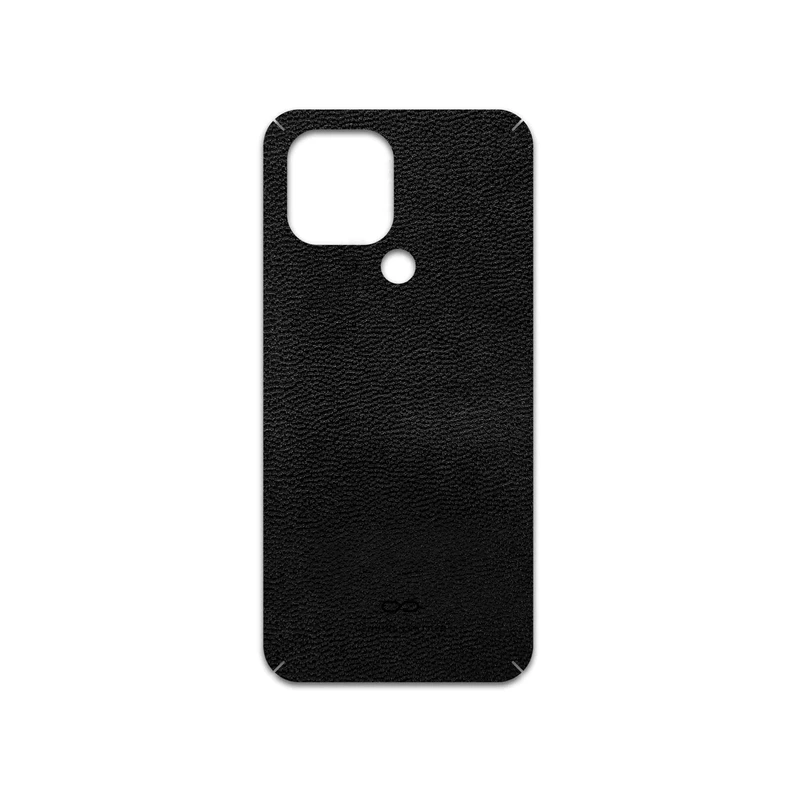 برچسب پوششی ماهوت مدل Black-Leather مناسب برای گوشی موبایل شیائومی Redmi A1 Plus