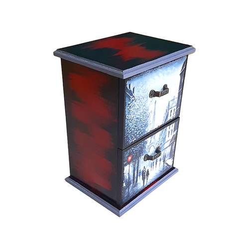 فایل کشویی مدل دو طبقه طرح پاریس