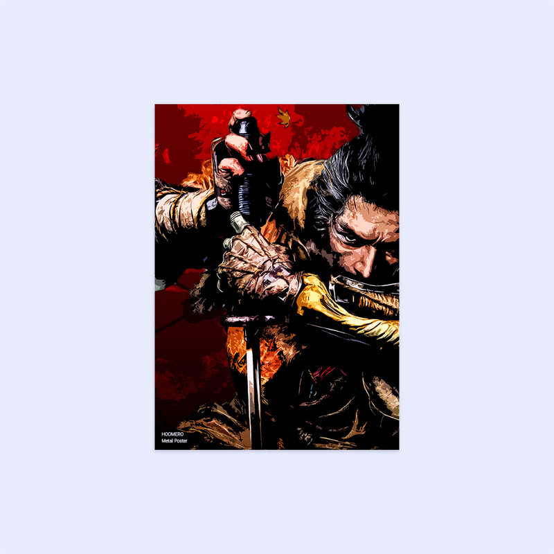 پوستر هومرو مدل فلزی طرح Sekiro کد PS980