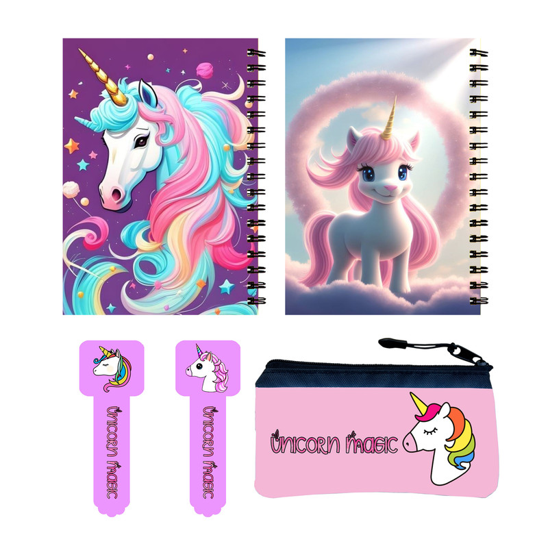 بسته لوازم تحریر مدل اسب تک شاخ کد 37 مجموعه 5 عددی