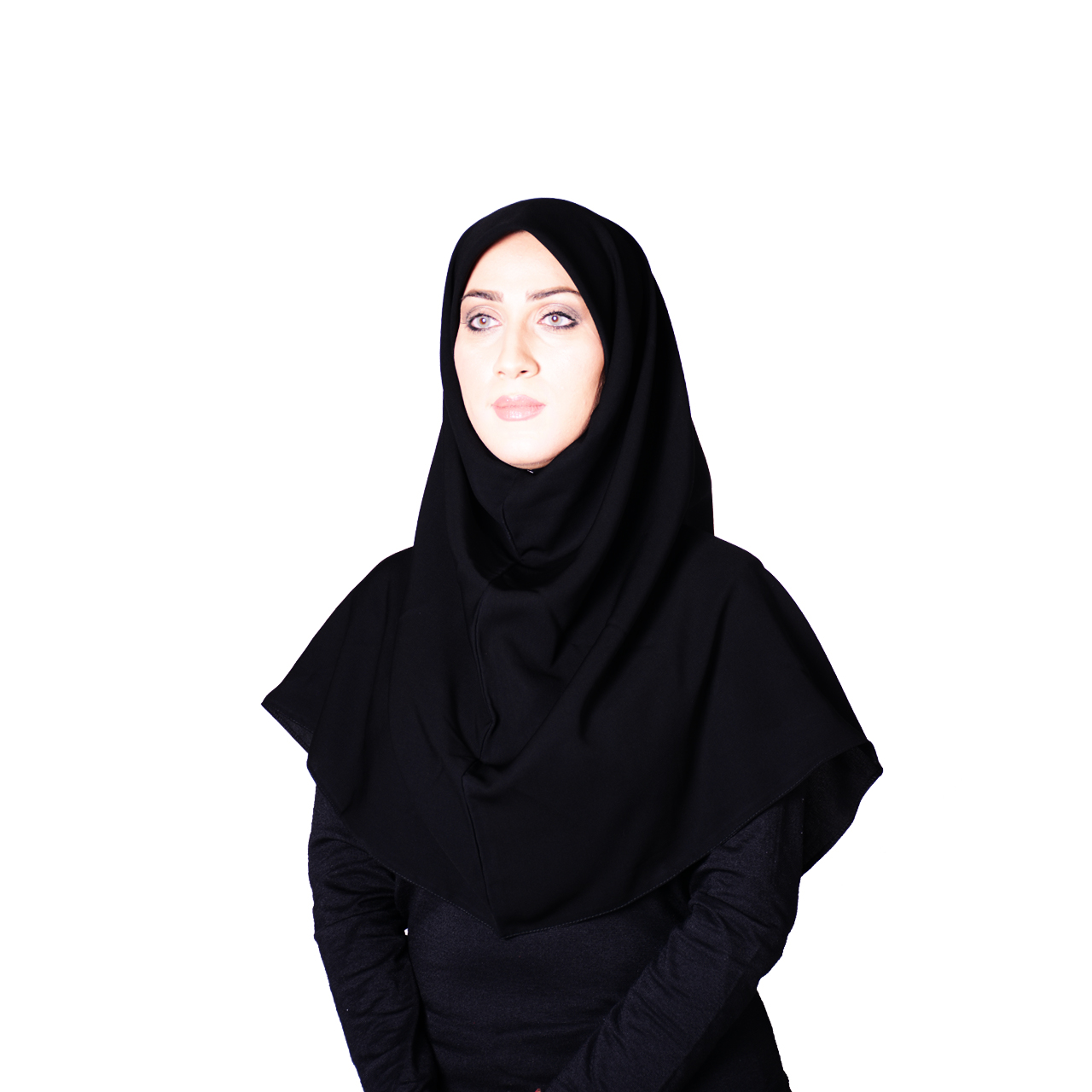 نقد و بررسی مقنعه کرپ ساده شهر حجاب مدل 90 توسط خریداران