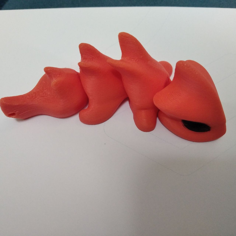 فیگور طرح اژدها مدل FlexiDragon-A1 ارتفاع ۲ سانتی‌متر