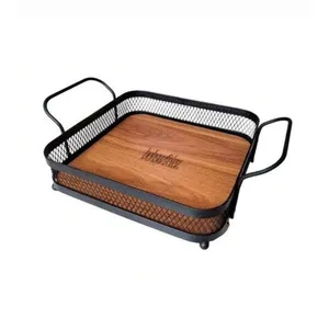 سینی مربع مدل تسمه ای سایز 23