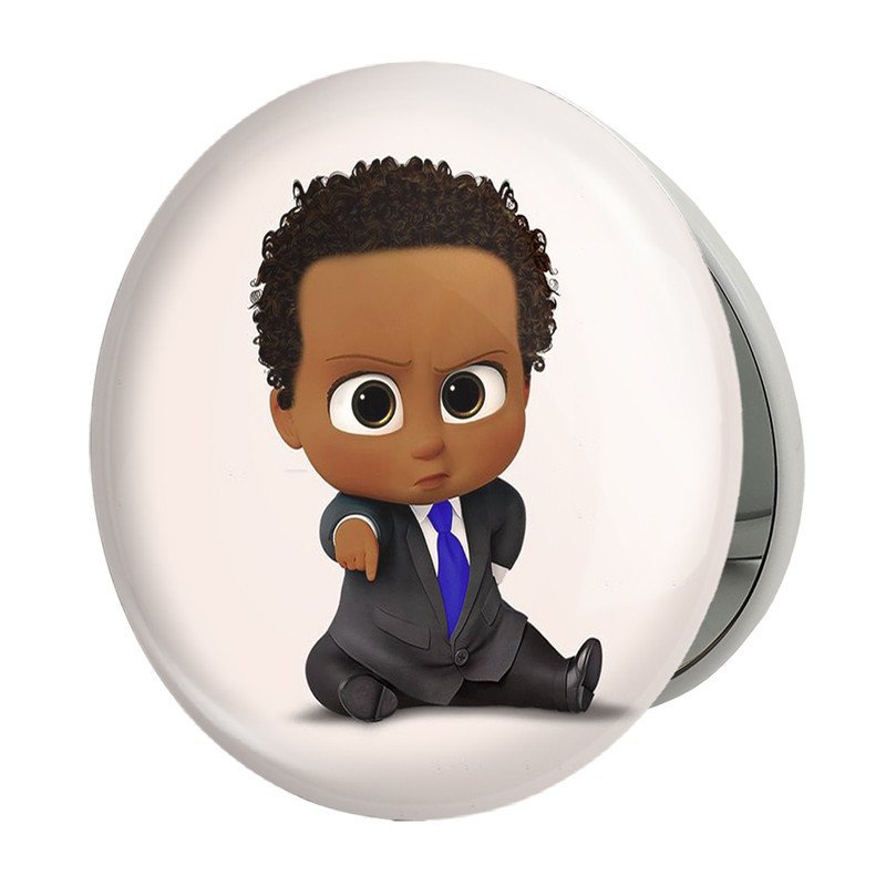 آینه جیبی خندالو طرح بچه رئیس Boss Baby مدل تاشو کد 12511 