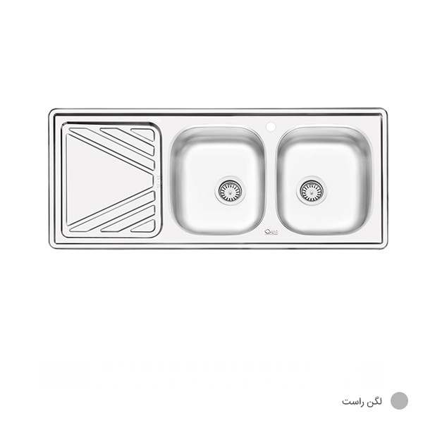 سینک ظرفشویی ایلیا استیل مدل 4028 توکار