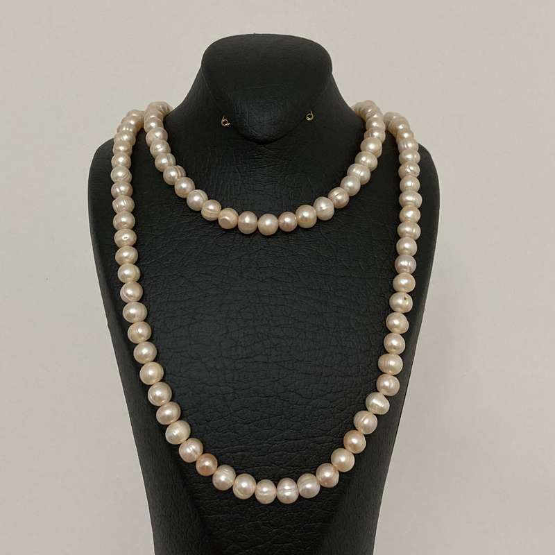 گردنبند نقره زنانه الماسین آذر مدل Rose120cm