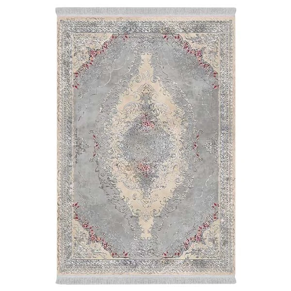 فرش پارچه‌ای دفه مدل فرشینه طرح مدرن کد 182