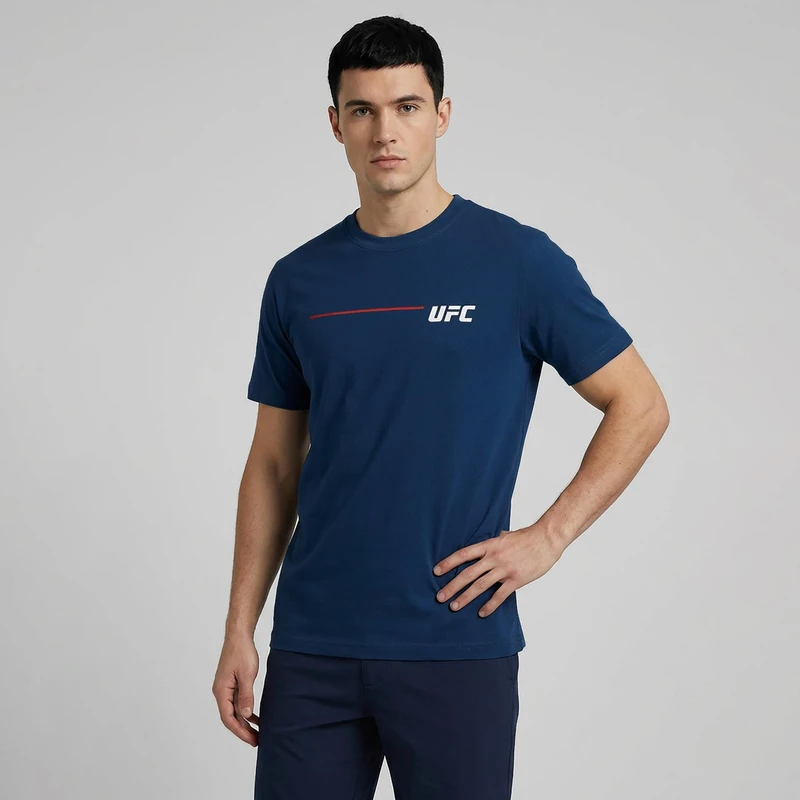 تی‌شرت ورزشی آستین کوتاه مردانه یو اف سی مدل TS086552