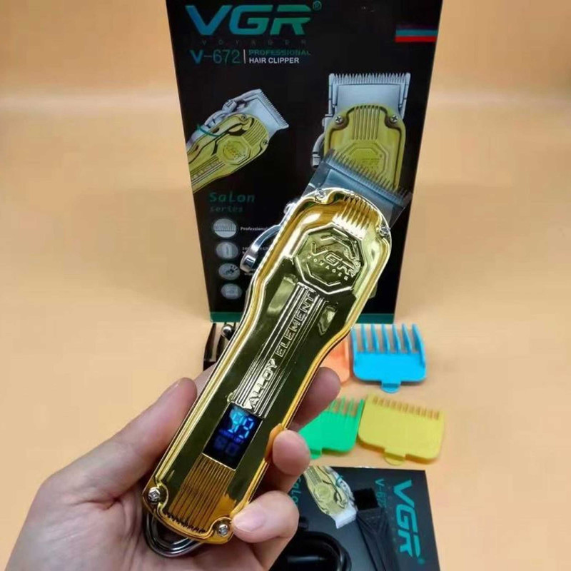 ماشین اصلاح موی سر و صورت وی جی ار مدل V-672 ماشین اصلاح موی سر و صورت وی جی ار مدل V-672