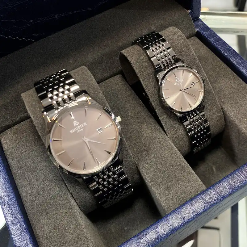 ست ساعت مچی عقربه ای زنانه و مردانه شوپیر مدل GL172A017