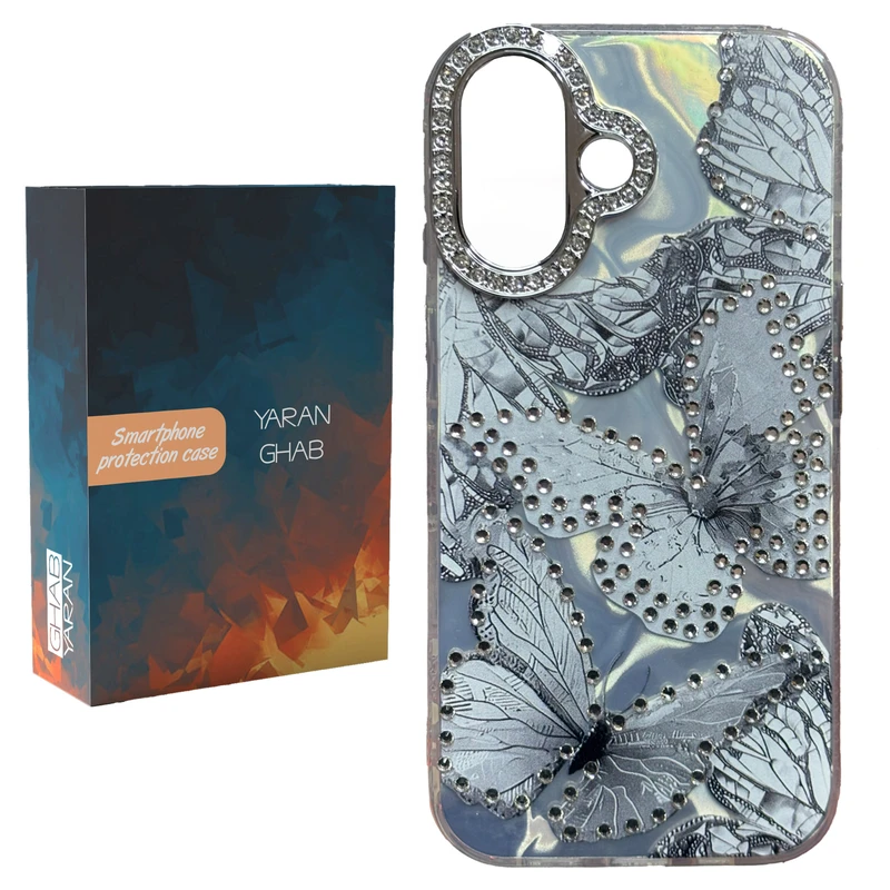 کاور قاب یاران مدل butterfly مناسب برای گوشی موبایل اپل iPhone 16 