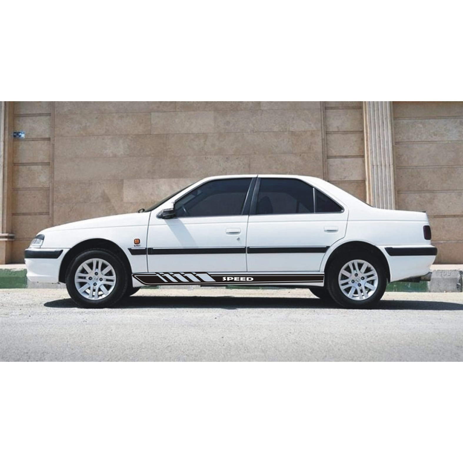 برچسب بدنه خودرو لیزارد مدل اسپورت کد LZD--707 بسته 2 عددی