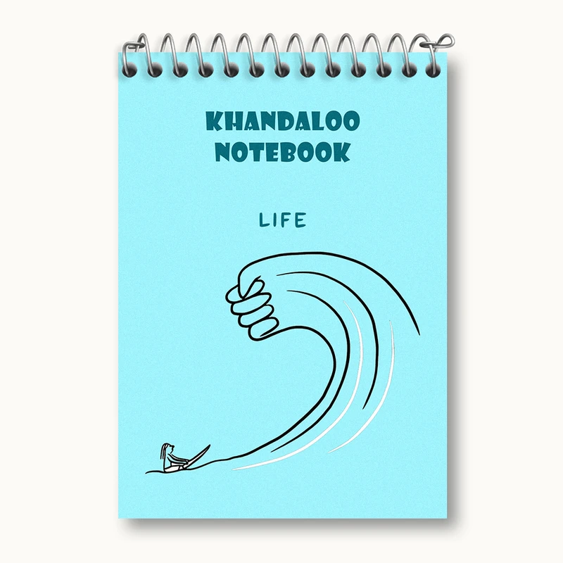 دفتر یادداشت 50 برگ خندالو طرح زندگی کد N5822