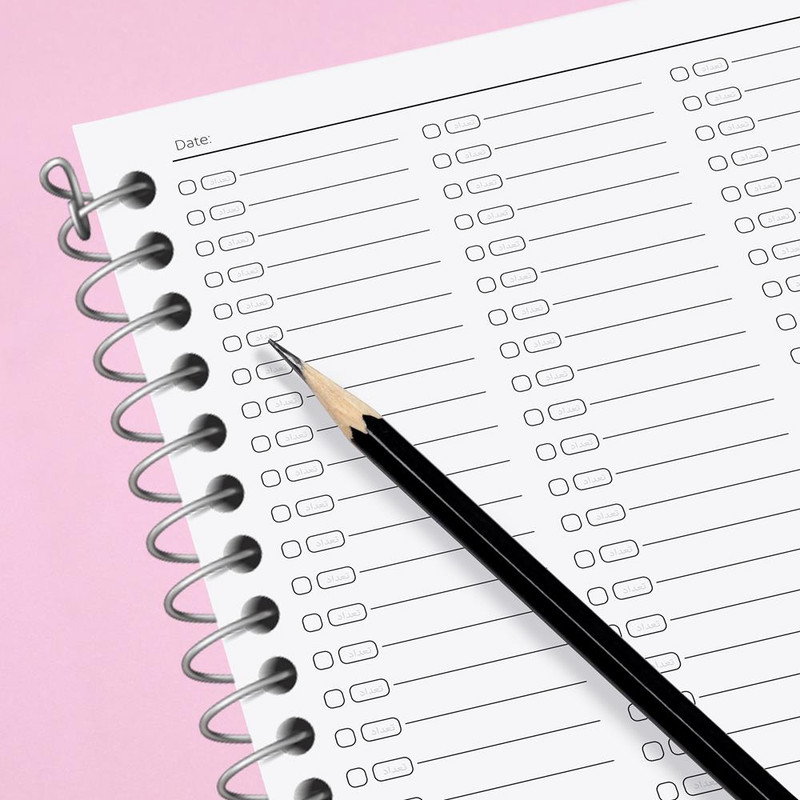 دفتر لیست خرید 50 برگ خندالو طرح عروس و داماد کد 29626