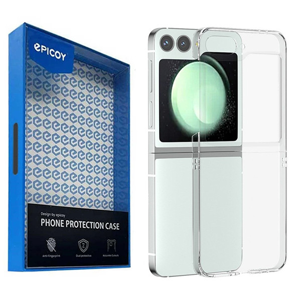  کاور اپیکوی مدل Transparent Fold مناسب برای گوشی موبایل سامسونگ Galaxy Z Flip 7