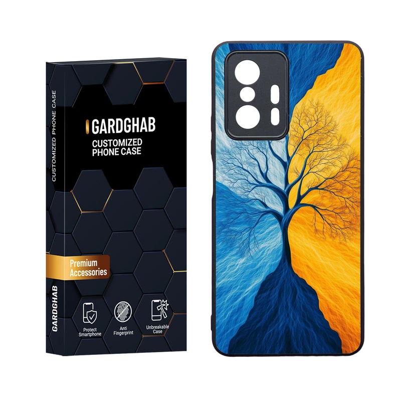 کاور گارد قاب مدل دورژله ای هنری مناسب برای گوشی موبایل شیائومی Mi 11T / 11T Pro
