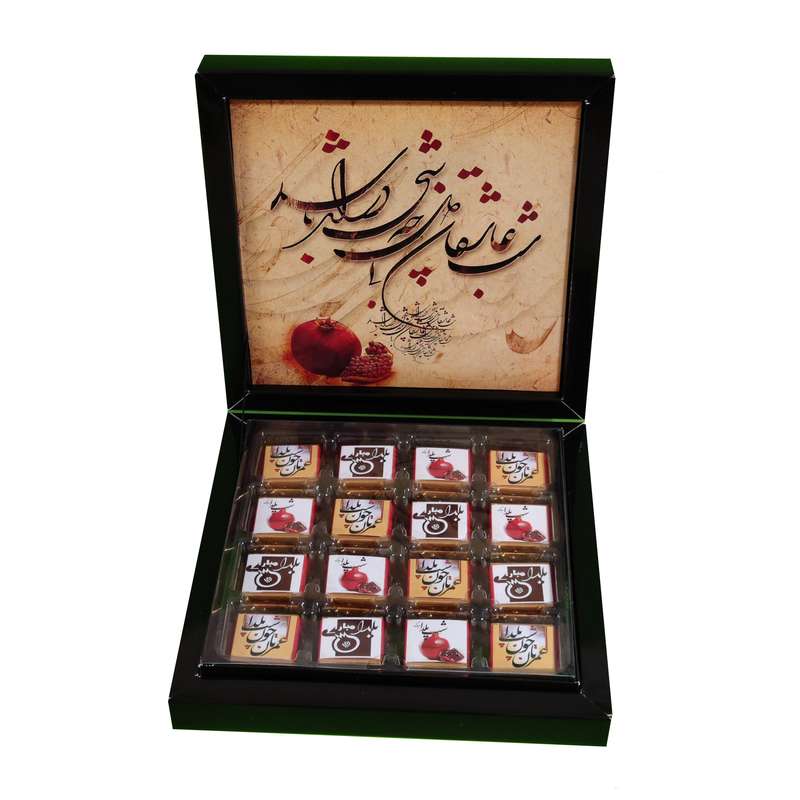 شکلات یلدا مدل قطره بسته 32 عددی