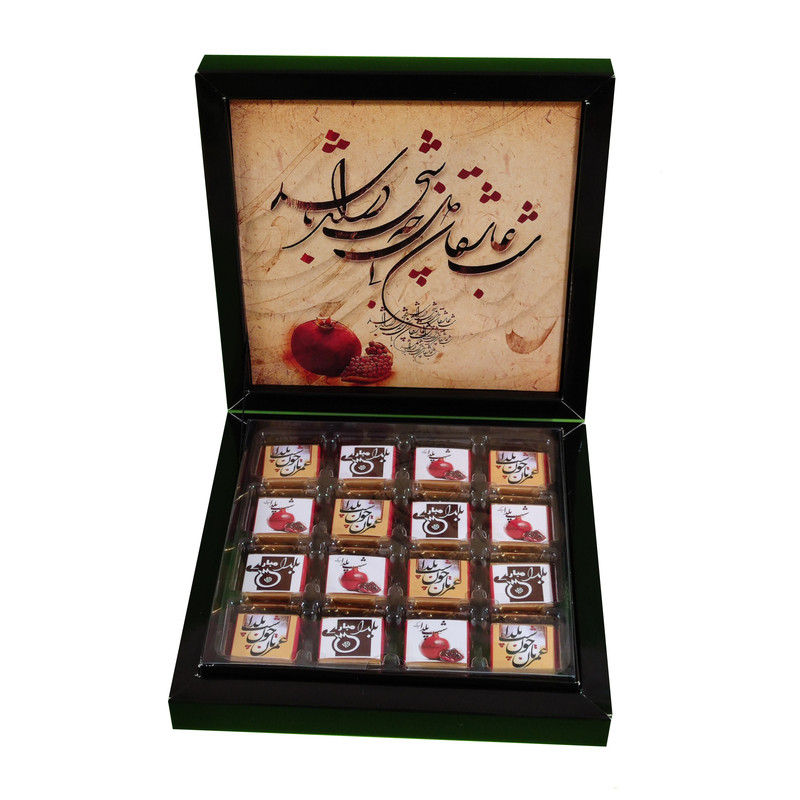 شکلات یلدا مدل قطره بسته 32 عددی
