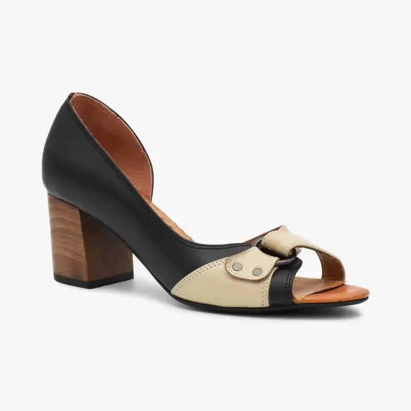 صندل زنانه چرم تهران مدل 4045M