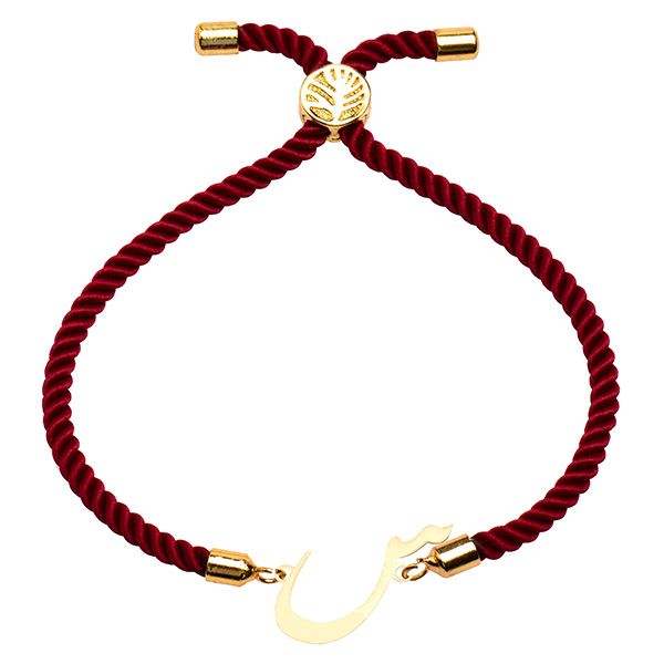 دستبند طلا 18 عیار دخترانه کرابو طرح س مدل Krd1530
