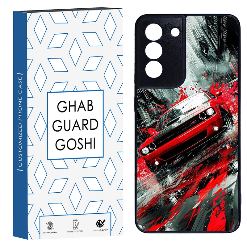 کاور قاب گارد گوشی طرح ماشین کد TPU-091 مناسب برای گوشی موبایل سامسونگ Galaxy S21 fe