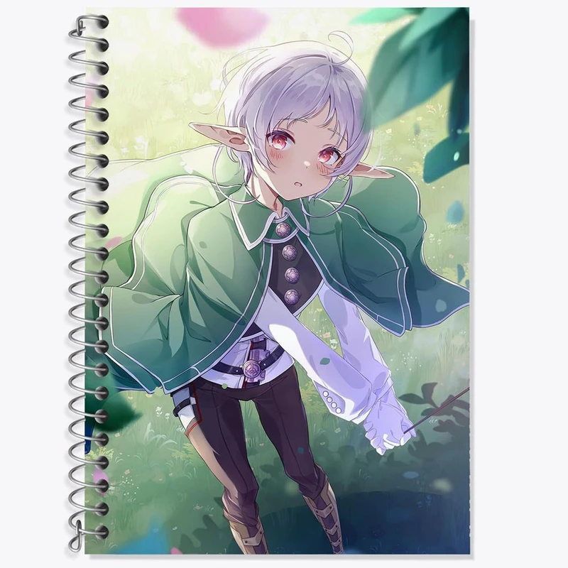 دفتر زبان 50 برگ خندالو مدل سه خط طرح سیلفیت انیمه موشوکو تنسی کد 24053