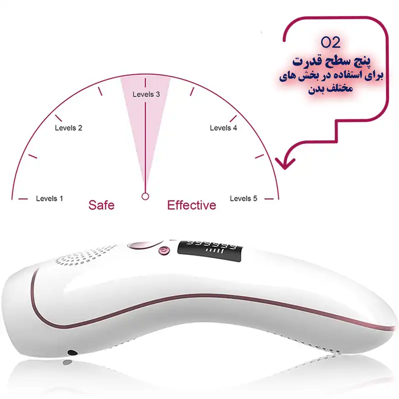 لیزر موهای زائد پاریس استایل مدل Quartz1