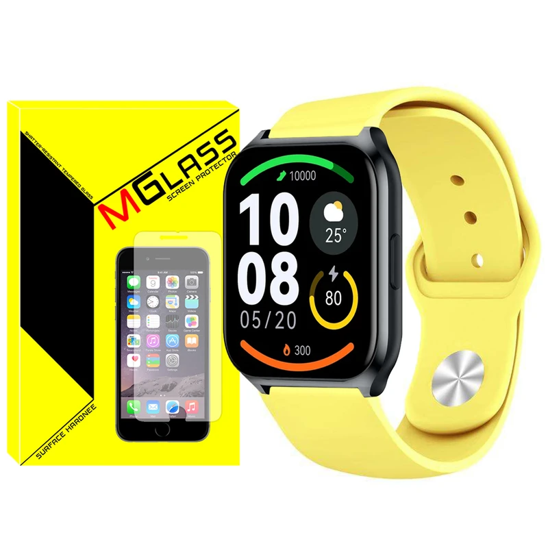 بند ام‌گلس مدل Sic-MG-TW مناسب برای ساعت هوشمند هایلو Watch 2 Pro / LS02 Pro