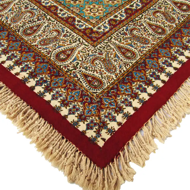 رومیزی قلمکار مدل سنتی کد 150100