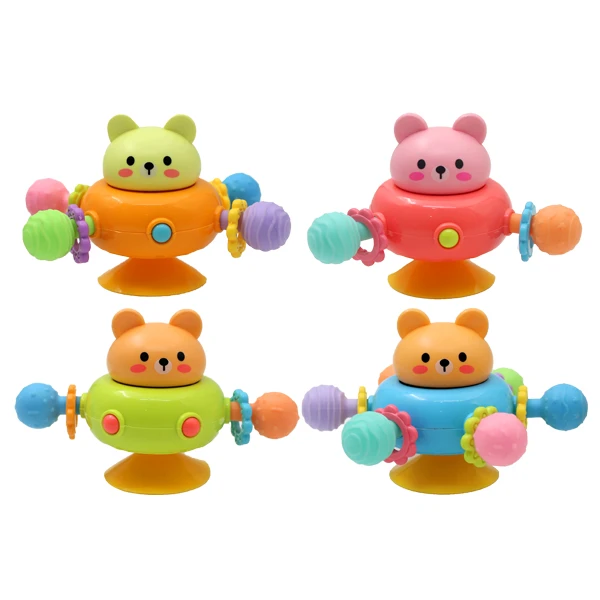 دندان گیر کودک باکیدز مدل چسبونکی چرخشی اسپینری کد 46775 مجموعه 4 عددی