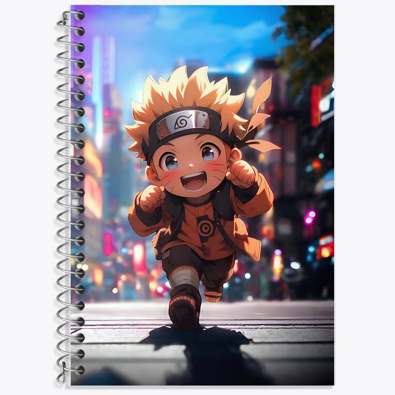 دفتر نت موسیقی 50 برگ خندالو طرح انیمه ناروتو (Naruto) کد F6980