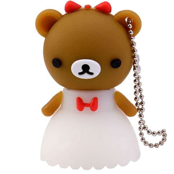 فلش مموری کینگ فست مدل Baby Girl Bear BE-11 ظرفیت 32 گیگابایت