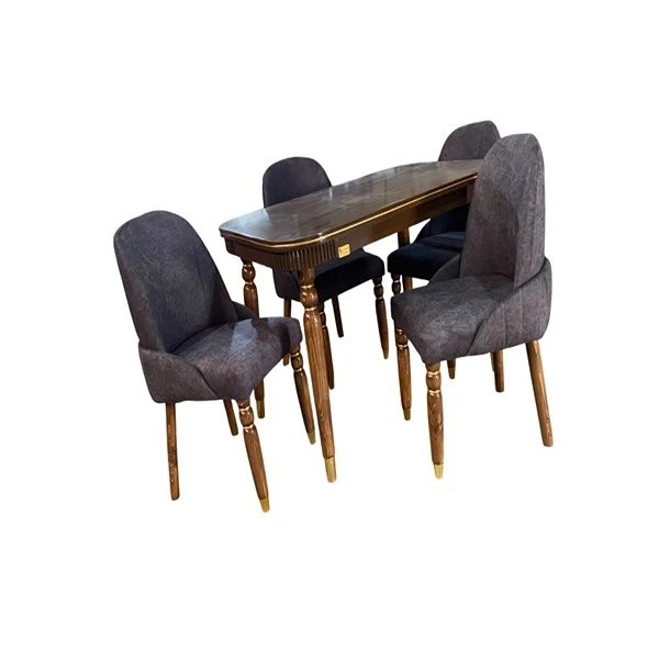 میز و صندلی ناهارخوری چهار نفره گالری والریان مدل laky