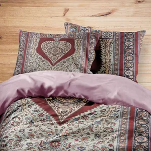 سرویس روتختی مدوپد طرح فرش قم حصیری سروی مدل C-Ghom028 یک نفره 4 تکه